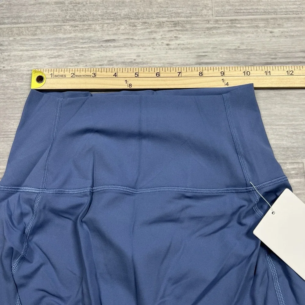 NWT Lululemon Skirt 4 Nulu Slim-Fit High-Rise‎ Iron Oasis Blue LW8AH0S Midi New - Picture 5 of 8